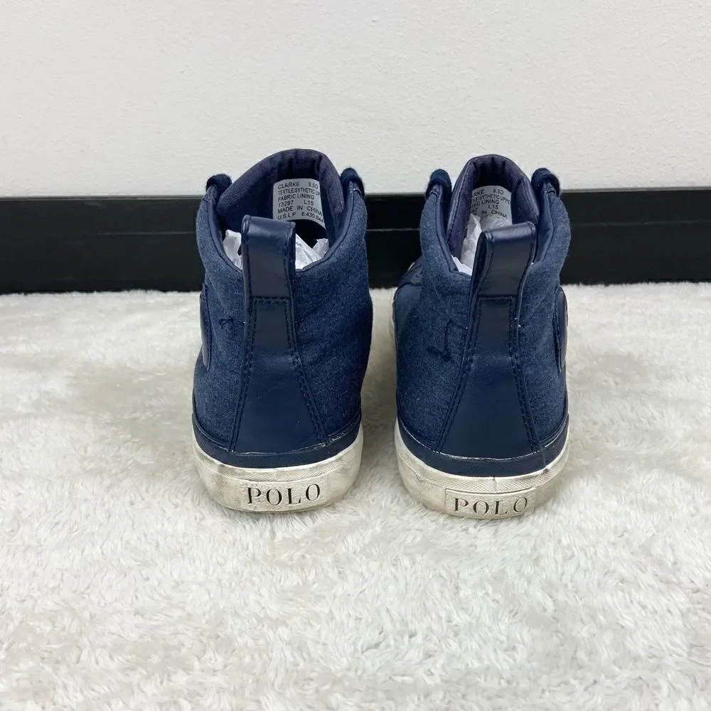 Polo Ralph Lauren Clarke High-Top Sneakers